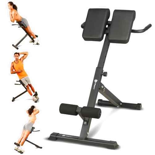 Lifepro SculptTrainer Roman Chair – Hyperextension Bench for Strength Training – Adjustable Back Extension Machine, Ab Bench & Foldable Sit-Up Bench for Athletes, Core Work & Home Gym Workouts