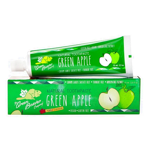 The Green Beaver Company Green Beaver Natural Toothpaste (Green Apple) (2.5oz) 75ml