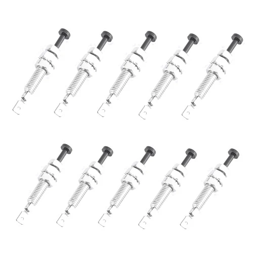 X AUTOHAUX 10pcs Adjustable Door Pin Switch Car Auto Engine Trunk Bonnet Alarm Security Hood Screw Universal