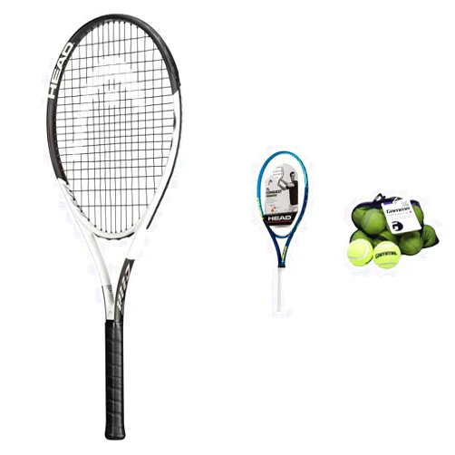 HEAD Geo Speed Adult Tennis Racket - Pre-Strung Light Balance 27.5 Inch Racquet