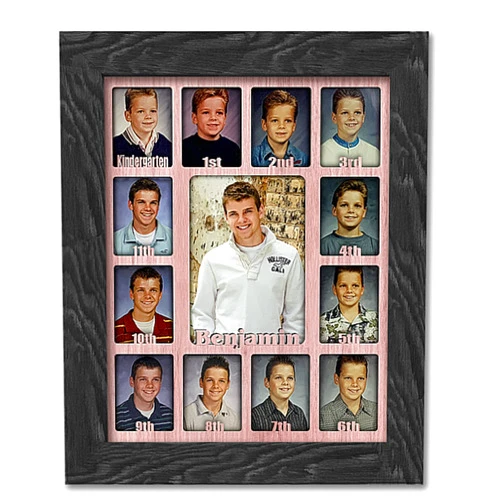 NORTHLAND FRAMES AND GIFTS, INC. Northland School-Years Personalized Picture Frame - Holds Twelve 2.5