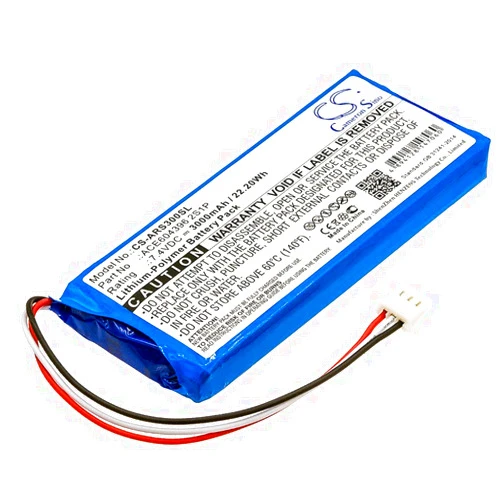 VI VINTRONS Battery for Aaronia AG Spectran HF-V4 Analyzer, Spectran NF Analyzer, ACE604396 2S1P,