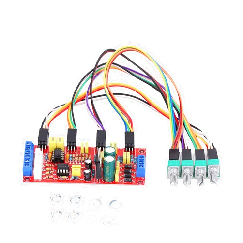 Marhynchus NE5532 Preamplifier PCB Volume Control Board Pre Amplifier Tone Board Kits with Treble Midrange Bass Tones Controls