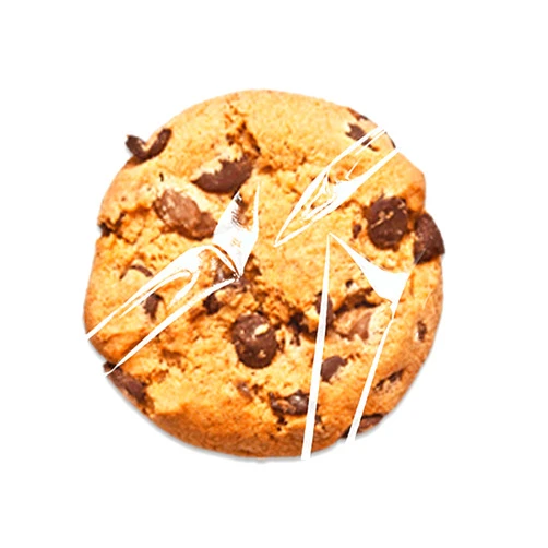 SUREHOME Cookie Bags with Seal 100 Pcs 4 x 4 In Clear Self Sealing Cellophane Bags for Cookie Packaging Small Treat Bag Self Adhesive Individual Cookie Wrappers Gift Giving Candy Baked Goods Sleeves