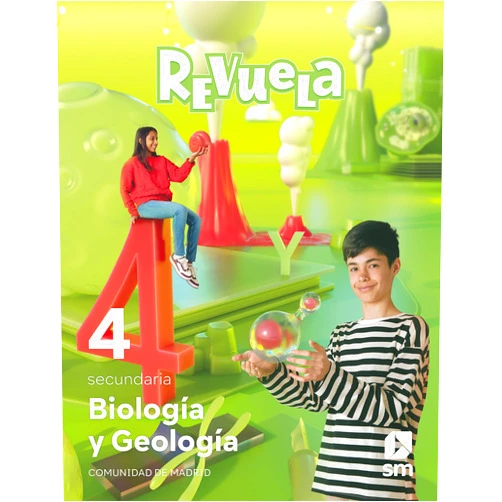Spanish Edition by Elena Carrillo (Author), Luis Ferrero (Author), José González López de Guereñu (Author), Antonio José Hidalgo Moreno (Author), Auxi Martínez (Author), Mar Rojo (Author), Estudio 5W Infographic (Illustrator), Alejandro de Orbe Ferreiro (Illustrator), Amadeu Blasco Feliu (Illustrator), Ángel Ovejero Sánchez (Illustrator), Antonio Muñoz Tenllado (Illustrator), Anxures Solutions (Illustrator), Archivo SM, (Illustrator), Ariel Alejandro Gómez (Illustrator), Carlos Iván Abreu Avellaneda (Illustrator), Carlos Martínez (Illustrator), Christian Fernando Méndez Cedano (Illustrator), Clueca Diseño Gráfico e Ilustración, (Illustrator), Cristian Iván Plata Sánchez (Illustrator), Diomedes Guilombo Ramírez (Illustrator), Eduardo Rodríguez Marín (Illustrator), El ojo del huracán, (Illustrator), Félix Moreno Arrastio (Illustrator), Giselle Vitali (Illustrator), GlezBros, (Illustrator), Hugo Salais (Illustrator), José Manuel Pedrosa Pérez (Illustrator), José Santos González (Illustrator), Juan Antonio Rocafort (Illustrator), Luis Mosquera Arancibia (Illustrator), Myriam G. Marquet (Illustrator), Nicolás Fernández Prímola (Illustrator), Pablo Jurado (Illustrator), Ramón Colera Cañas (Illustrator), Ricardo Salas Loizaga (Illustrator), Santiago Alberto Moralejo (Illustrator), Shutterstock, (Illustrator), Yolanda González Pérez (Illustrator) & 35 more Biología y Geología. 4 Secundaria. Revuela. Comunidad de Madrid