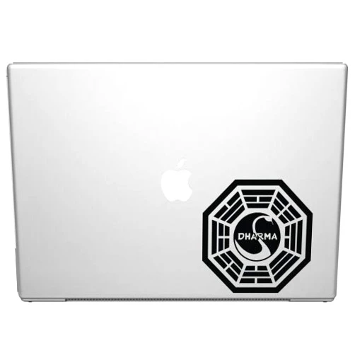 Ivybee Decals Lost Dharma Initiative Swan Decal Sticker - Vinyl Decal for Cars, Laptops