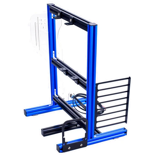 Yoqanr DIY Computer Motherboard Case Rack, Motherboard Chassis Set, Creative Personality ATX/M-ATX/ITX Open Air Frame Chassis Bracket, Vertical Overclocking