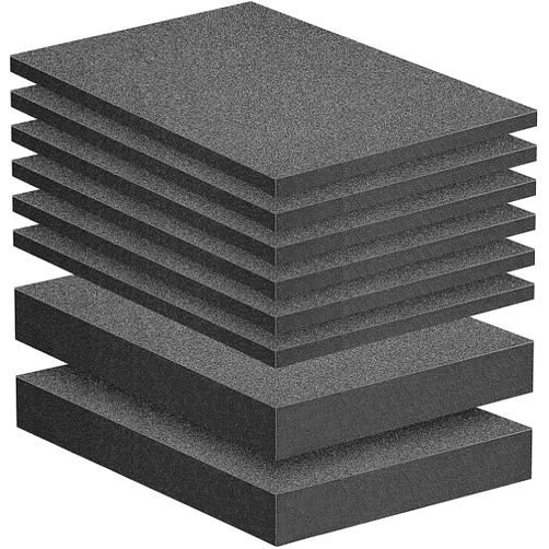 DECOHS 8 Pcs Polyurethane Foam Sheets- 2 Sizes Cuttable Foam Inserts for Cases- Packing Foam Pads for Toolbox Camera Storage and Crafts