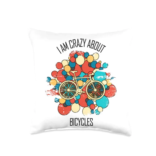 Fahrradwerkstatt Designs & Sprüche Fitter Bicycle Two-Wheel Mechanic Saying Throw Pillow, 16x16, Multicolor