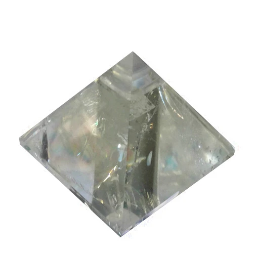 BAYDE HongJinTian Crystal Natural Clear Quartz Pyramid 2.08“w YICHENGYIN