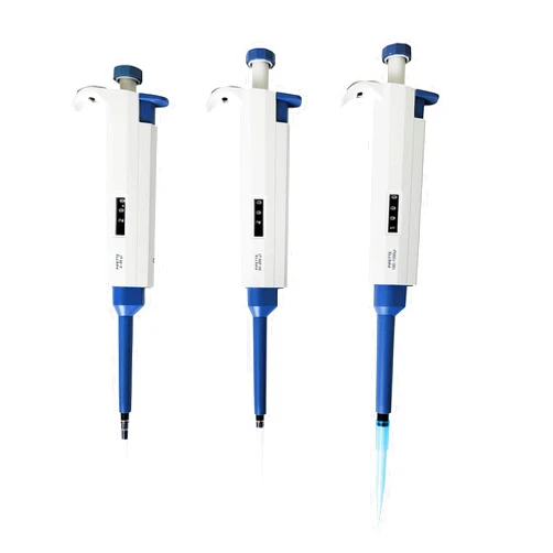 Microyn Starter Set of 3 Variable Volume Single Channel Pipettes, Adjustable Pipettors, 2-20, 20-200, 100-1000 microliter