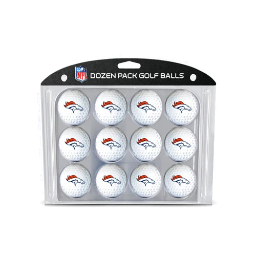 Team Golf NFL Dozen Regulation Size Golf Balls, 12 Pack, Full Color Durable Team Imprint