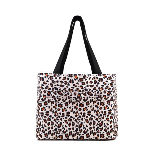 Baglemon Canvas Tote Bag,Large Tote Bag for Women with 2 Front Pockets & Laptop Sleeve,Heavy Duty Everyday Tote