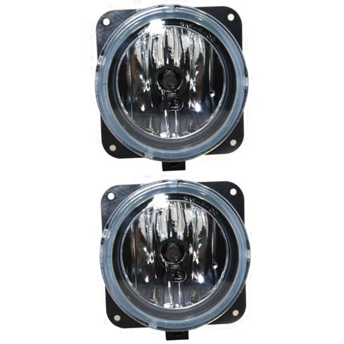 KarParts360 For Lincoln MKX Fog Light Assembly 2009 Pair Driver and Passenger Side Round Type For FO2592194 | 2M5Z 15200 AB