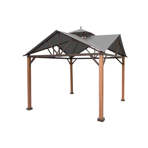 APEX GARDEN Replacement Canopy Top for The Lowe's Style Selections Gazebo Model # TPGAZ2307 (Grey)