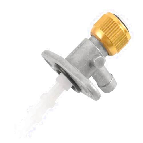 A+ Moto Fuel Tap Tank Gas Valve Petcock Switch for KTM 50 65 SX 50cc 65cc Mini PRO SR JR Adventure XC 50SX 65SX, silver
