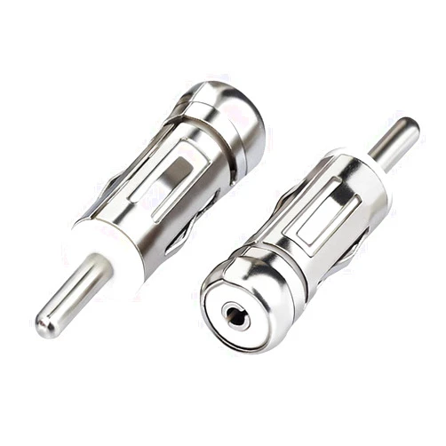 Bingfu Car Antenna Adapter Universal Car Stereo FM AM Radio Antenna Adapter Connector ISO to DIN Plug Connector (2-Pack) for Vehicle Audio Radio Head Unit Stereo Receiver