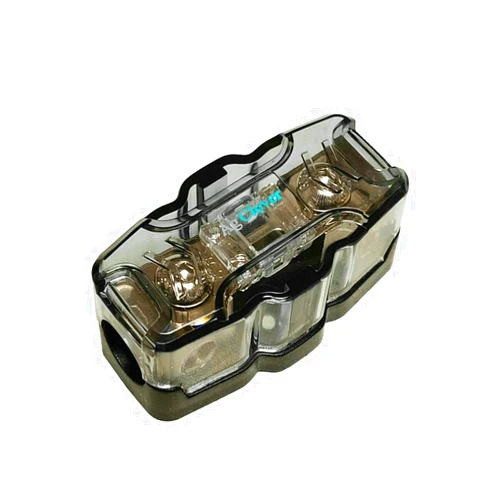 AgClover In-Line Fuse Holder for 4/8 Gauge Mini ANL AFS inline fuse holder with Two Reducer for Automotive Marine, Auto Parts, Car Audio, Amplifier, Compressors, Industrial, Motorcycle