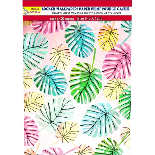 PELICAN INDUSTRIAL Magnetic Locker Wallpaper (Full Sheet Magnetic) - - Pack of 3 Sheets - v26