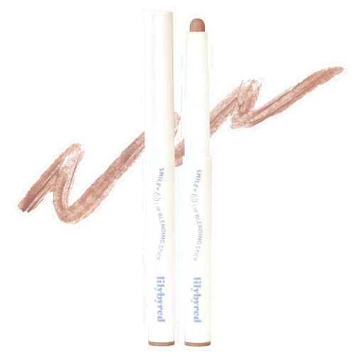 lilybyred Smiley Lip Blending Stick | Korean 3-in-1 Multi-Use Lip Liner, Smooth Creamy Texture, Long-Lasting Matte Finish, Soft Blur Effect, Precision Contour Pencil, 0.028 oz. (03 Be Happy with Me)