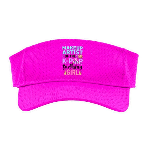 K Pop Birthday Family Apparel Makeup Artist of The K-Pop Birthday Girl Sport Sun Visor