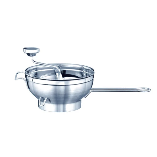 Rösle Stainless Steel Food Mill with Handle and 2 Grinding Disc Sieves, (16252)