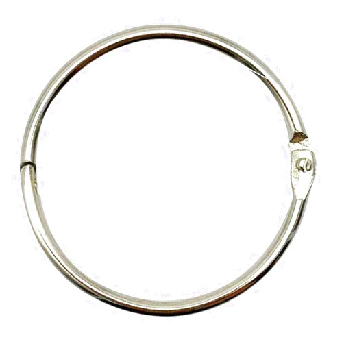 Kingforest 20PCS Binder Rings 2 Inch,Nickel Plated Steel Book Rings,Loose Leaf Binder Rings,Key Rings,Metal Rings for Index Cards.