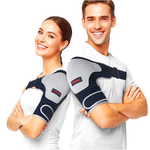 COMFORCE Shoulder Brace with Pressure Pad, Neoprene Shoulder Compression Sleeve for Women Men, Adjustable Shoulder Support for Rotator Cuff Ac Joint Pain Relief, Shoulder Injuries, Right/Left