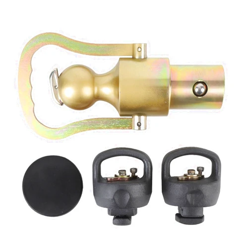 Aramox Gooseneck Ball Safety Chain Kit 2-5/16inches GNXA2061 Stainless Steel with 30,000 lbs Capacity Goosenecks Hitch Balls Used for Heavy Duty Trucks