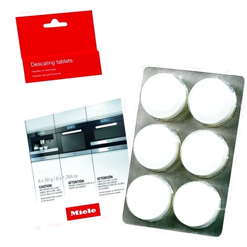 SLANNB Descaling Tablets For Miele Fully Automatic Coffee Machines, Also applies to cleaning the Stove,Steam Ovens, Ovens, 6 count