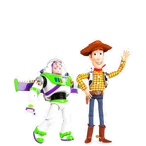 Toy Story Plush ToyStory Disney Advanced Talking Action Figure Pull String Woody Buzz Bundle - Disney Exclusive