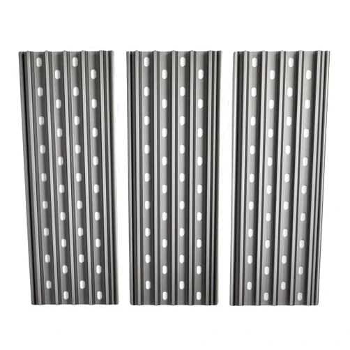 GRILL GRATE BRAND THE ORIGINAL RAISED RAIL DESIGN GET FIRED UP · WWW.GRILLGRATE.COM GrillGrate for Traeger Ironwood 650 and 885 | Traeger Grill Accessories | Sear Grates for Pellet Grill | Hard Anodized Aluminum |16.25” Interlocking Grill Grate Set