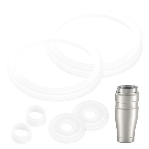 Adabuing Replacement Gaskets Compatible with Thermos Stainless King 16 Ounce Travel Tumbler Mug Gaskets Seals, Fits Stainless King and Comparable Travel Tumblers Mugs - Food Silicone Seal Without Leakage (2)