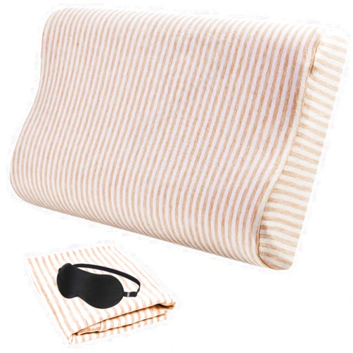 Eucoz Contour Pillow Case for Memory Foam Neck Pillow,Hidden Zippered Replacement Pillow Protector Pillow Cover for Neck Cervical Pillow