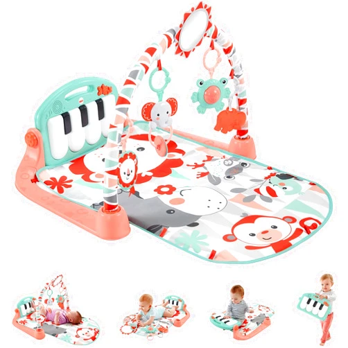 Fisher-Price Baby Playmat Kick & Play Piano Gym with Musical and Sensory Toys for Newborn to Toddler, GDL83