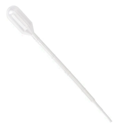 Karter Scientific Transfer Pipette, 3.0ml, Small Bulb, Graduated to 1ml, 140mm, STERILE, Individually Wrapped, Karter Scientific 220T2 (Pack of 100)
