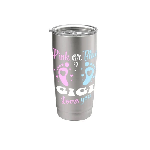 Visit Our Store Gender Reveal Gifts Cute Gender Reveal Gifts Gigi Family Stainless Steel Insulated Tumbler
