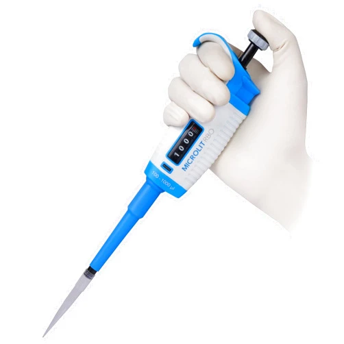 Microlit Single-Channel Pipettes with Adjustable Volume, Accurate and Calibrated Micropipette for 100-1000ul Liquid Capacity, Compatible with 1000ul Pipette Tips