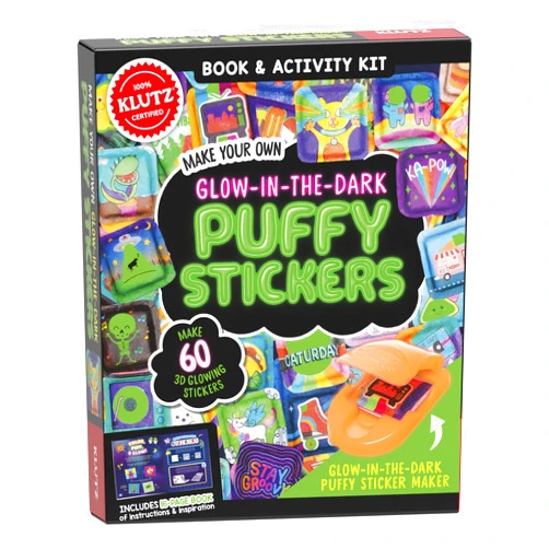 Klutz Make Your Own Glow-in-The-Dark Puffy Stickers
