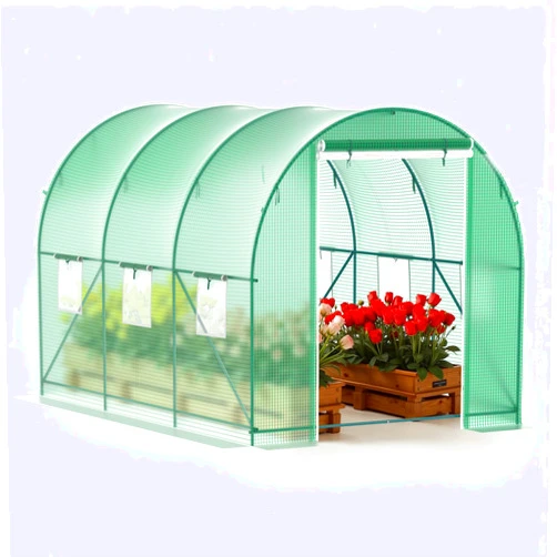 GOJOOASIS Greenhouse Outdoor Green House for Outside Winter Heavy Duty Large Walk-in Tunnel Portable Greenhouses for Backyard Plants Shed (10'x7'x7')