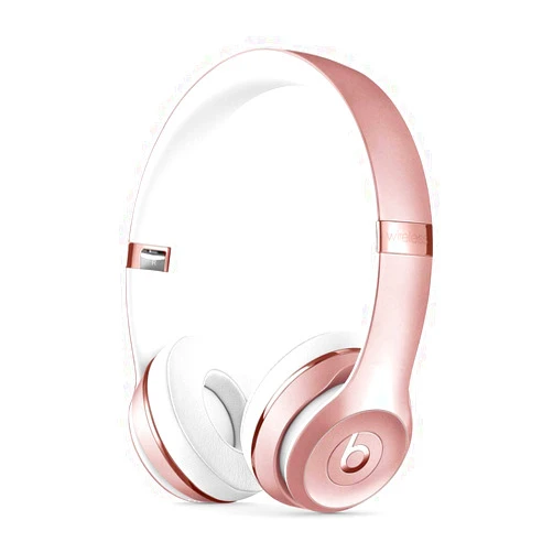 Beats Solo3 Wireless Headphones - Rose Gold (Latest Model) - MX442LLA (Renewed)