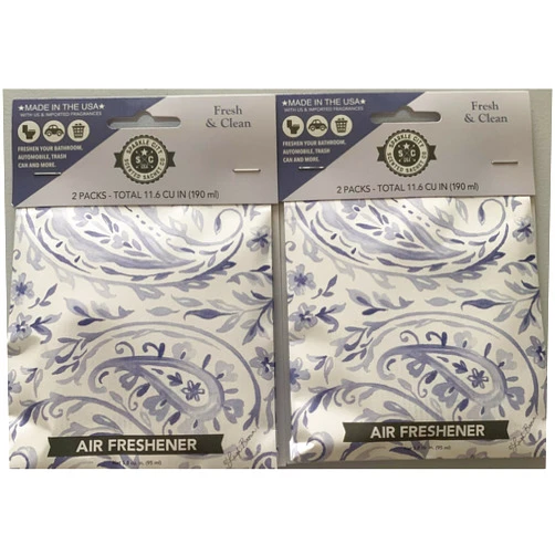 Generic Fresh & Clean 2 pk Bundle of 2 190 ml Total, Air Freshener Refills - 2 Pack, Blue & White