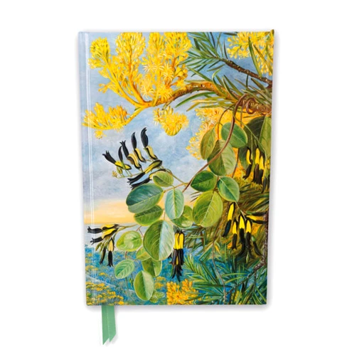 By Flame Tree Studio (Creator) Kew Gardens: Marianne North: Flowers of the Flame-Tree and Yellow and Black Twiner, West Australia (Foiled Journal) (Flame Tree Notebooks)