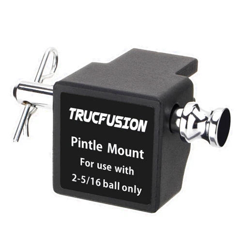 TRUCFUSION Trailer Hitch Pintle Attachment 36000 lbs Pintle Mount for Use with 2-5/16 Inches Ball Only