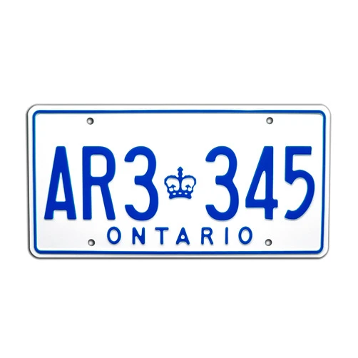 Celebrity Machines Strange Brew | AR3 345 | Metal Stamped License Plate