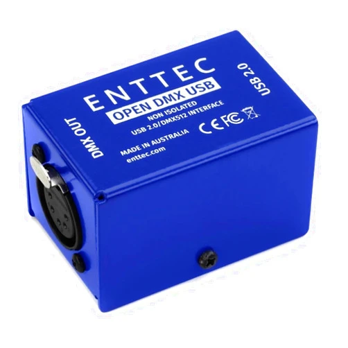 Enttec Open DMX USB 70303 Lighting Interface - Open Source/Hardware Only - Entry Level Model
