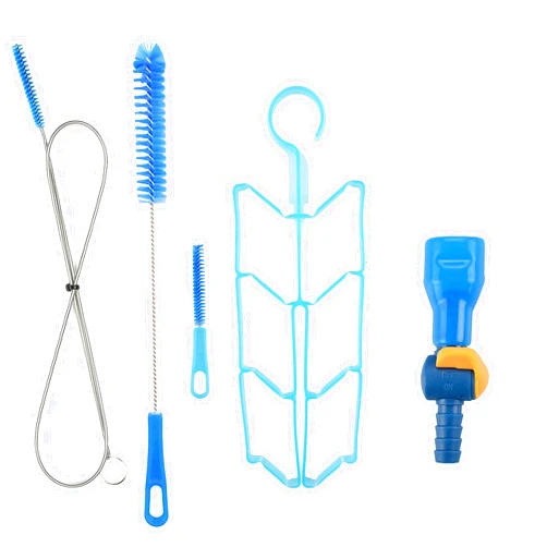 J.CARP Cleaning Kit with ON-Off Switch Bite Valve Tube Nozzle Replacement for Hydration Pack Bladder