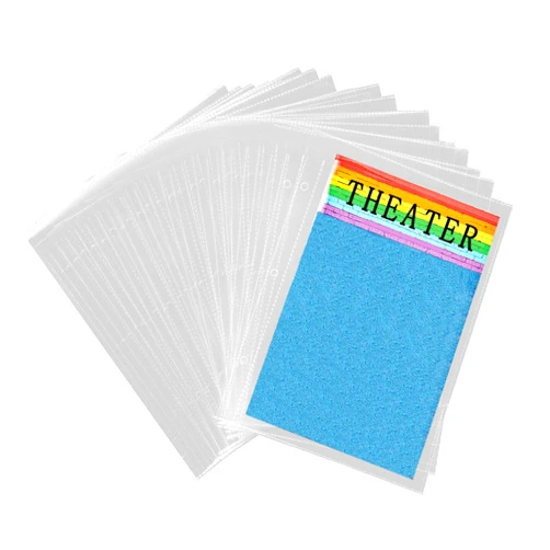 HYRAUL Sheet Protectors for Broadway Play Program and Theater Programs - 30 Custom Sheet Protectors Fits The 5.5x8.5 Inch Playbills, Sleeves with Holes for Binder