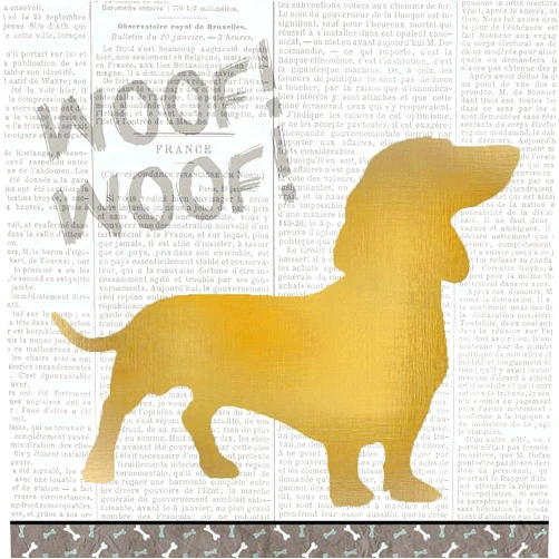 ArtExpert Ruff Ruff 2 by Allen Kimberly - 16x16 Art Print Poster