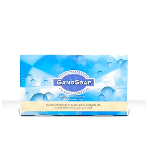 GANO EXCEL INTERNATIONAL 1 Box Gano Soap with Ganoderma & Goat Milk + 1 Sachet Ganocafe 3 in 1